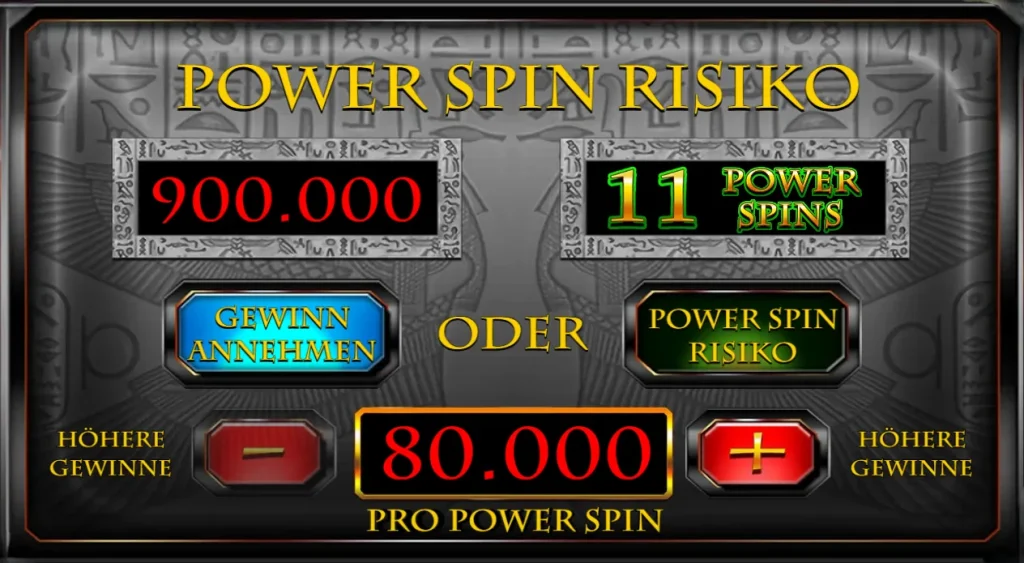 Lucky Pharaoh Power Spins Risiko